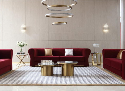 Three-seater couch upholstery design sofa modern seating 242 x 93 sofas room furniture